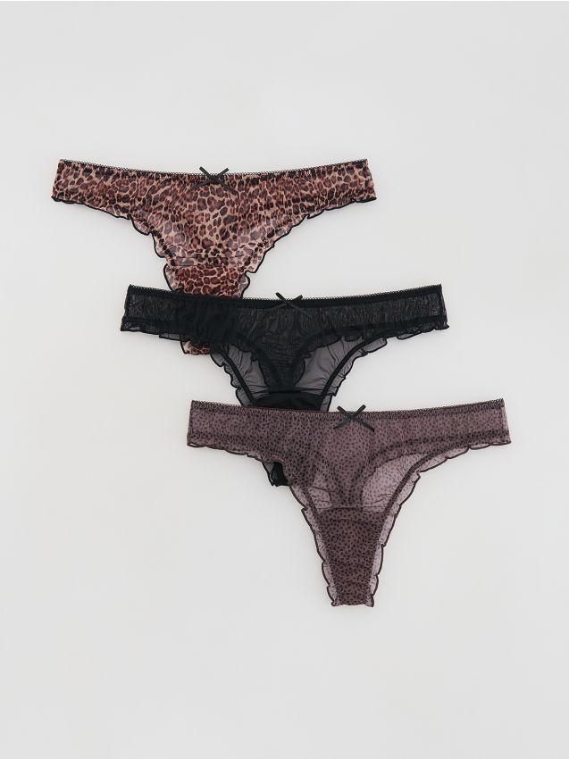 Thongs 3 pack - RESERVED