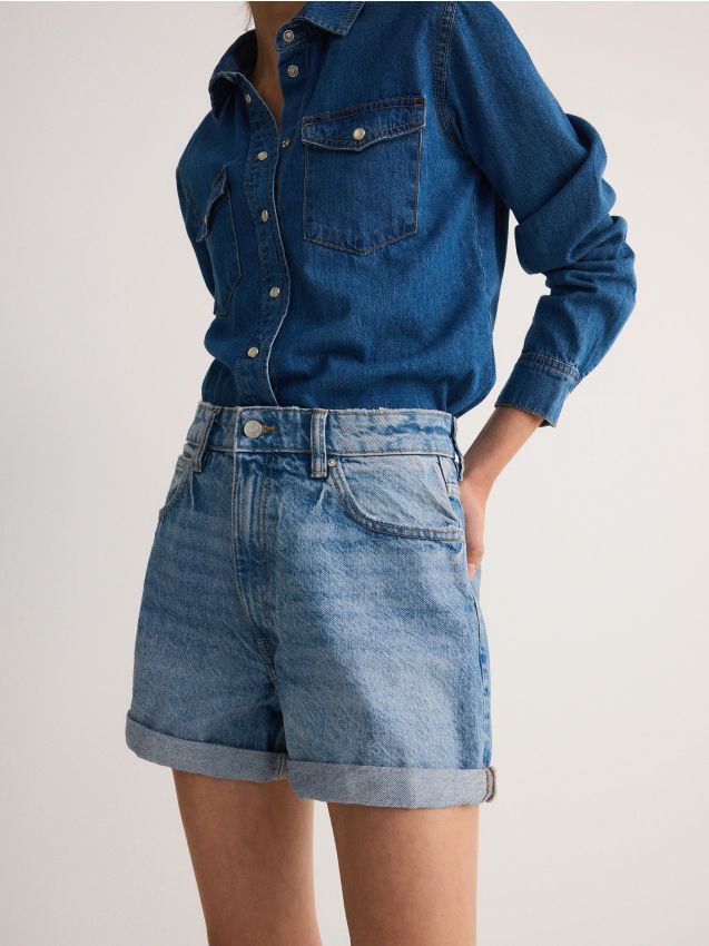 Denim shorts - RESERVED