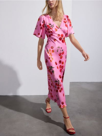 Kleid aus Viskose