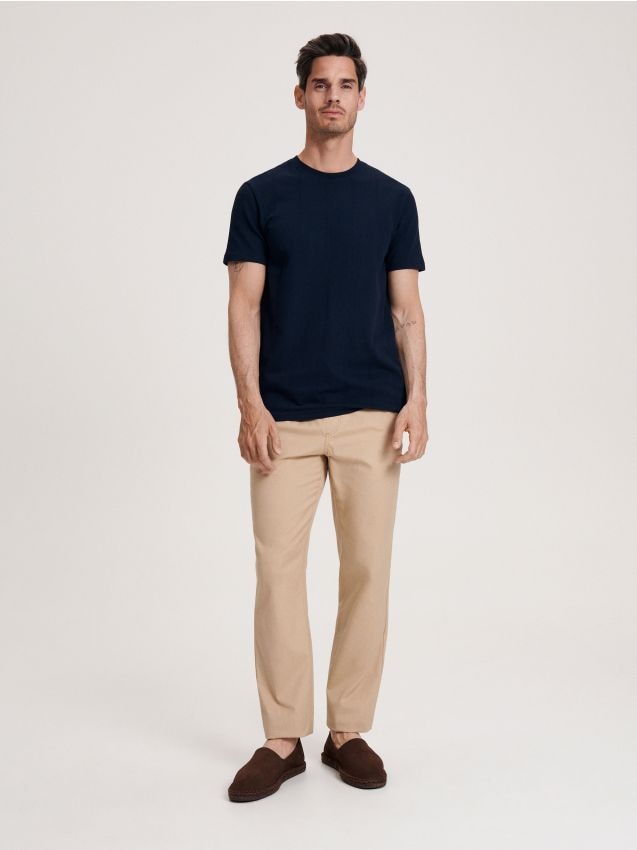 Reserved - Pantaloni jogger regular - bej