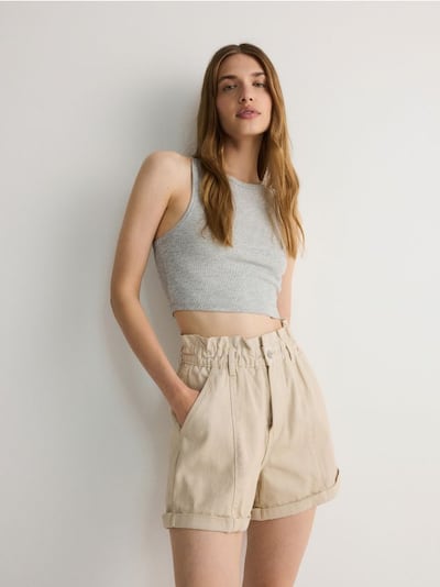 Paperbag shorts