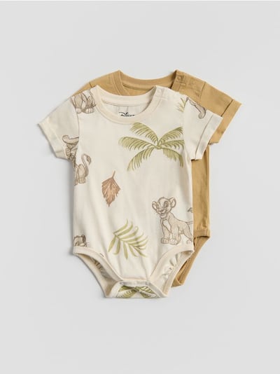 Bawełniane body Król Lew 2 pack