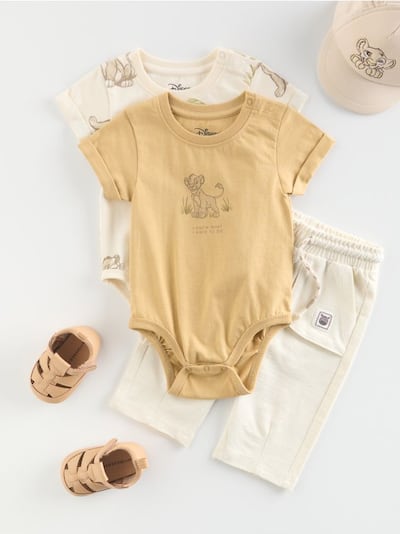 Bawełniane body Król Lew 2 pack