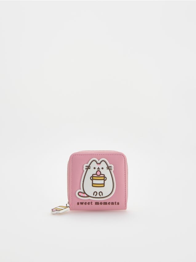 Reserved - Portofel Pusheen - corai Reserved - Portofel Pusheen - corai