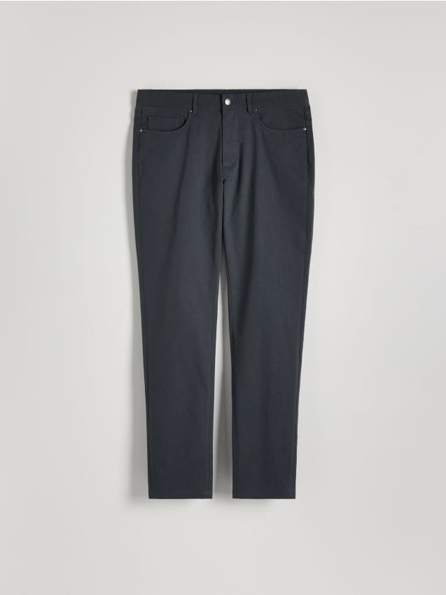 Slim trousers with lyocell blend - RESERVED