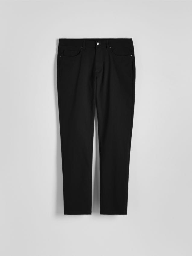 Slim fit broek van een lyocellmix - RESERVED