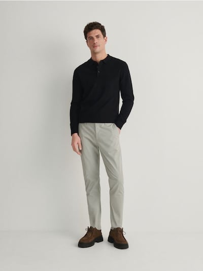 Chino slim fit trousers
