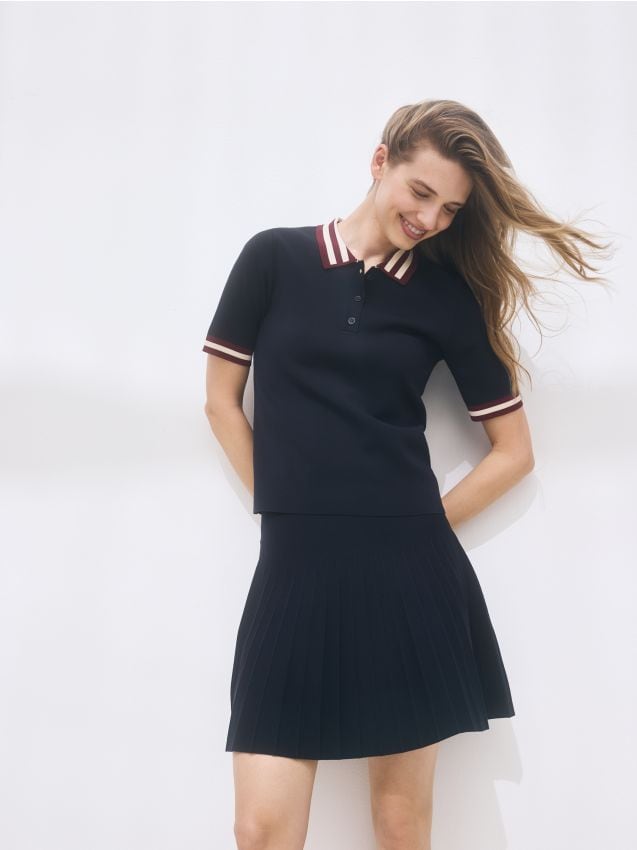 Reserved - Tricou polo - bleumarin
