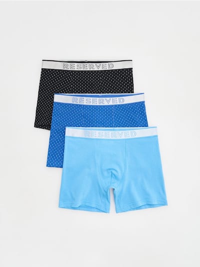 Boxershorts im Long-Fit, 3er-Pack