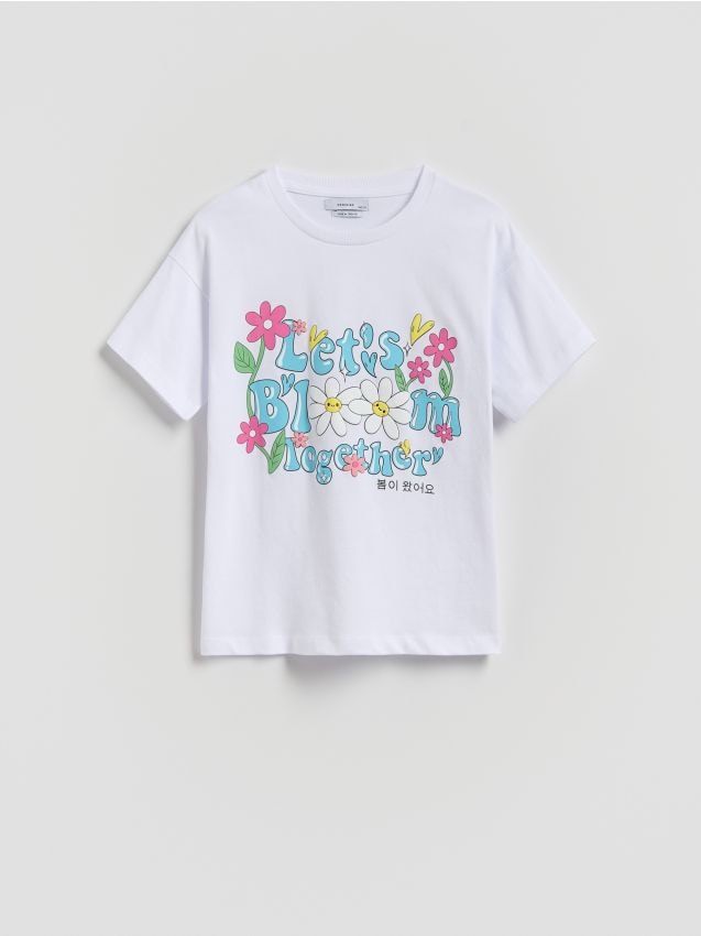 Loose T-shirt with print - RESERVED
