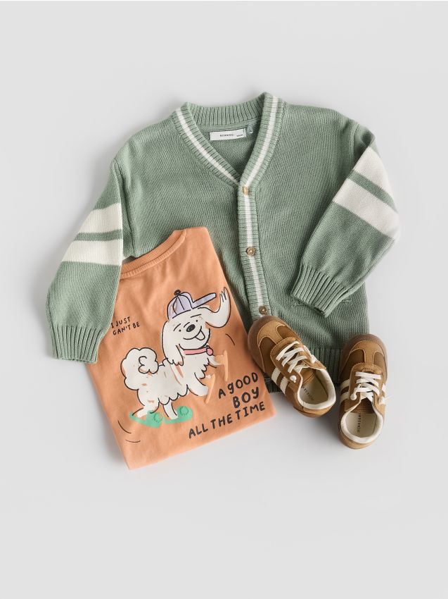 Cotton cardigan - RESERVED