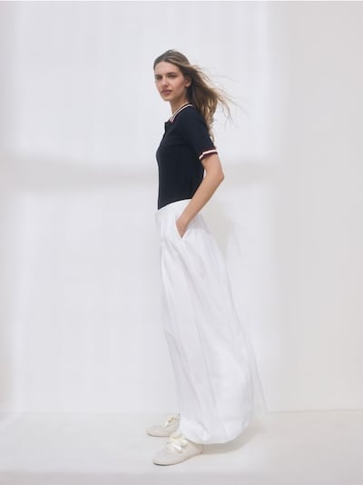 Pleated trousers