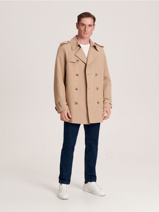 MEN`S COAT & BELT - RESERVED