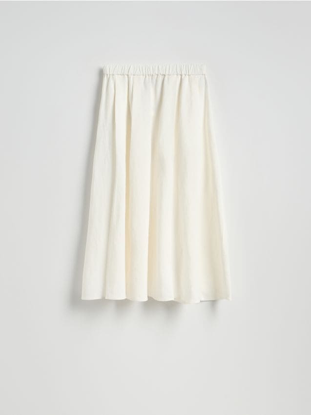 Linen blend skirt - RESERVED