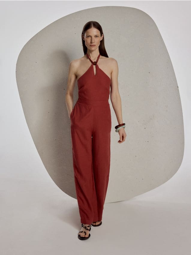 Linen jumpsuit - RESERVED