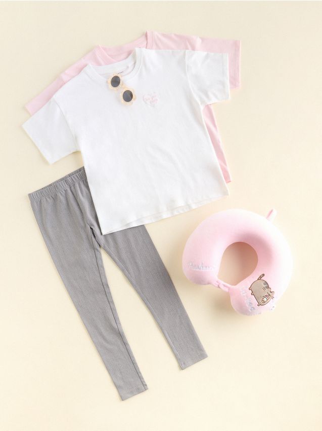 T-shirt med print 2-pak - RESERVED