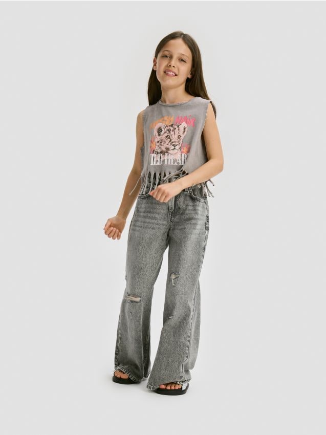 Fringe top - RESERVED
