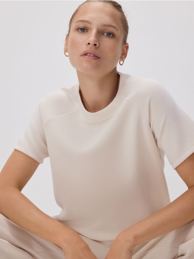 Regular fit modal blend T-shirt - RESERVED