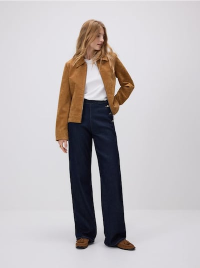 Τζιν παντελόνι wide leg