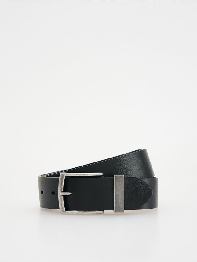 Ceinture en cuir avec boucle - RESERVED