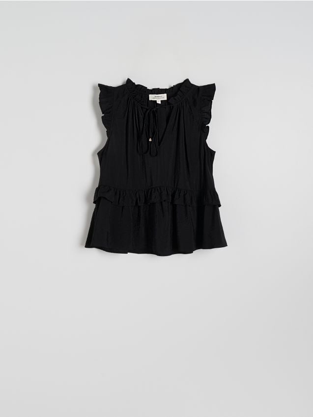 Reserved - Top legat - negru