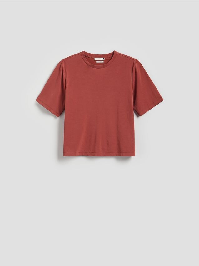 Oversized T-shirt van een mix met modal - RESERVED