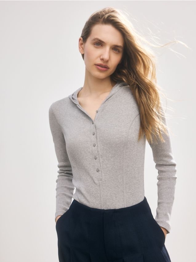 Hooded bodysuit - RESERVED