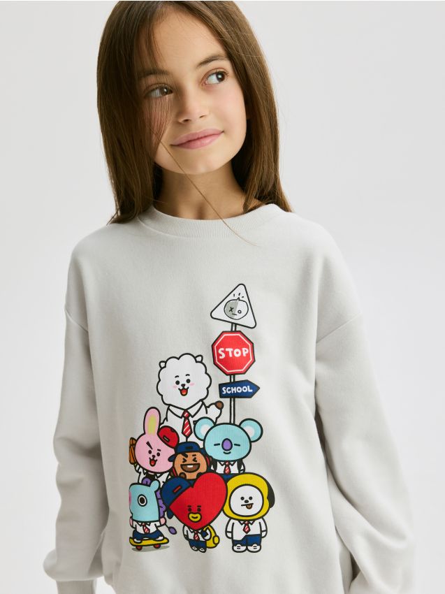 BT21 print sweatshirt - RESERVED