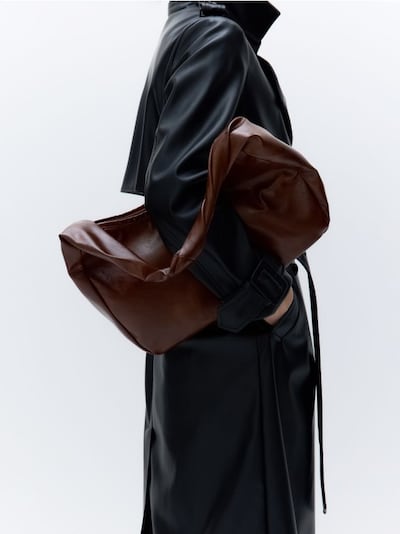 Faux leather bag