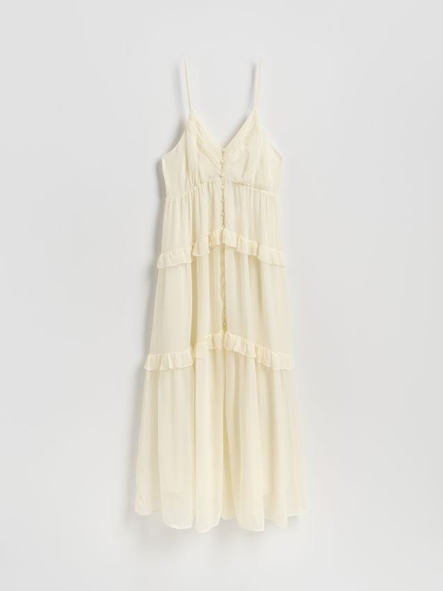 Ruffle maxi dress - RESERVED
