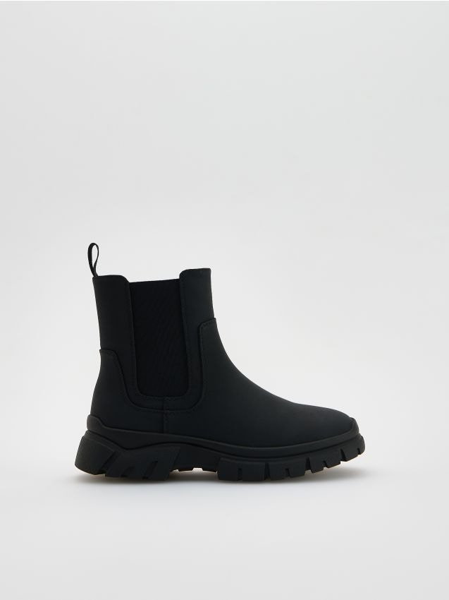 Faux leather ankle boots - RESERVED