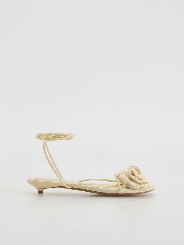 Ankle tie sandals - RESERVED