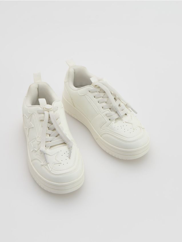 Baskets en cuir synthétique - RESERVED