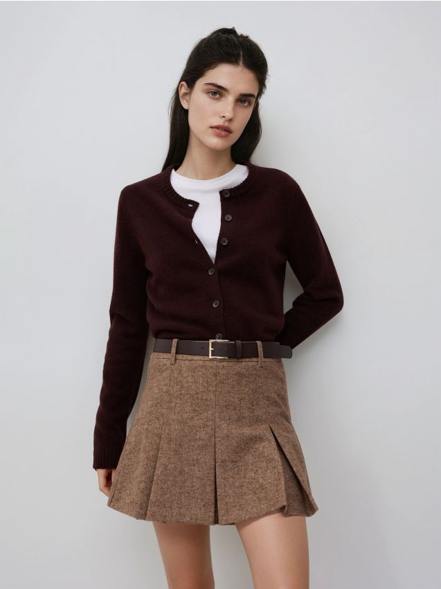 Jupe-short avec ceinture - RESERVED