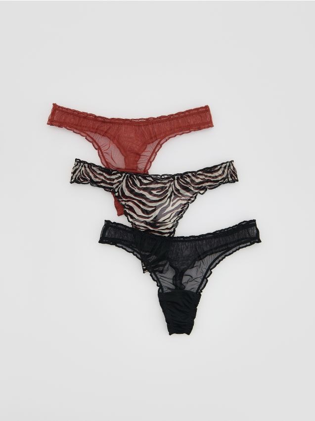 Netstring slipjes 3-pak - RESERVED