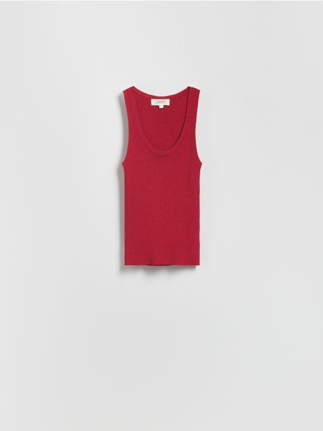 Top with metallic thread - RESERVED