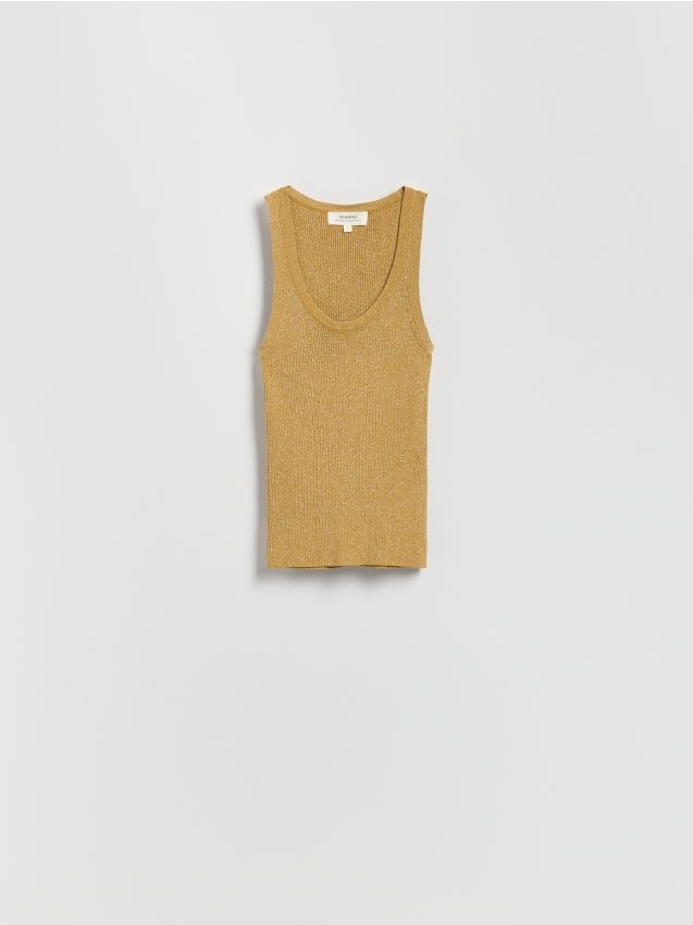Top with metallic thread - RESERVED