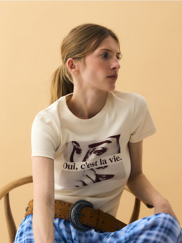 T-shirt with print - RESERVED