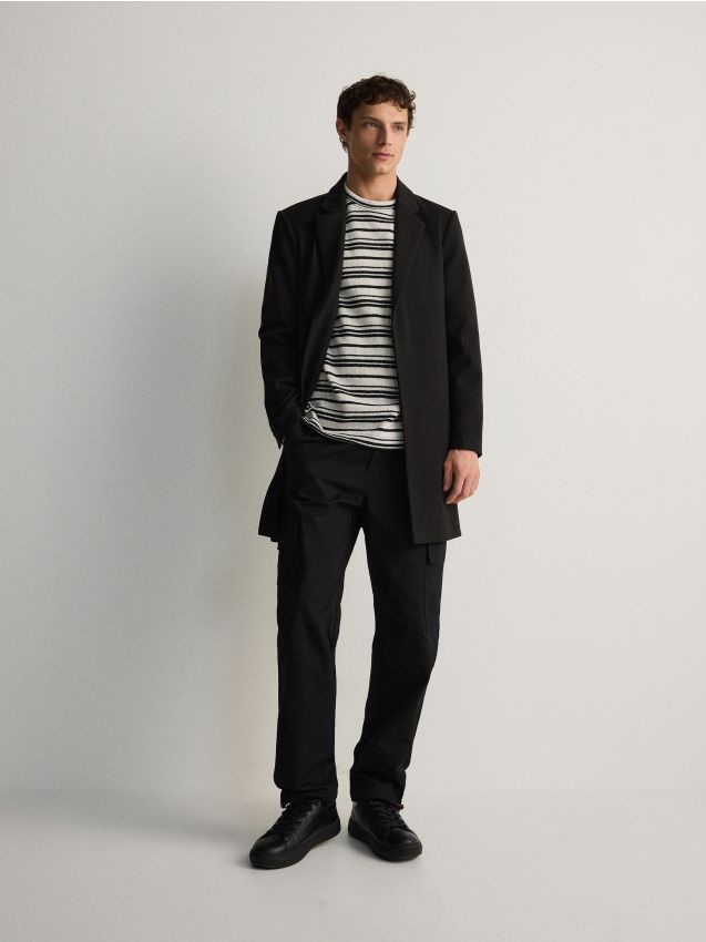Reserved - mantou clasic - negru