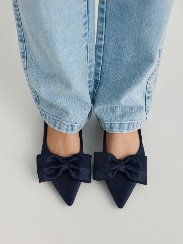 Ballerinas with bow detail - RESERVED