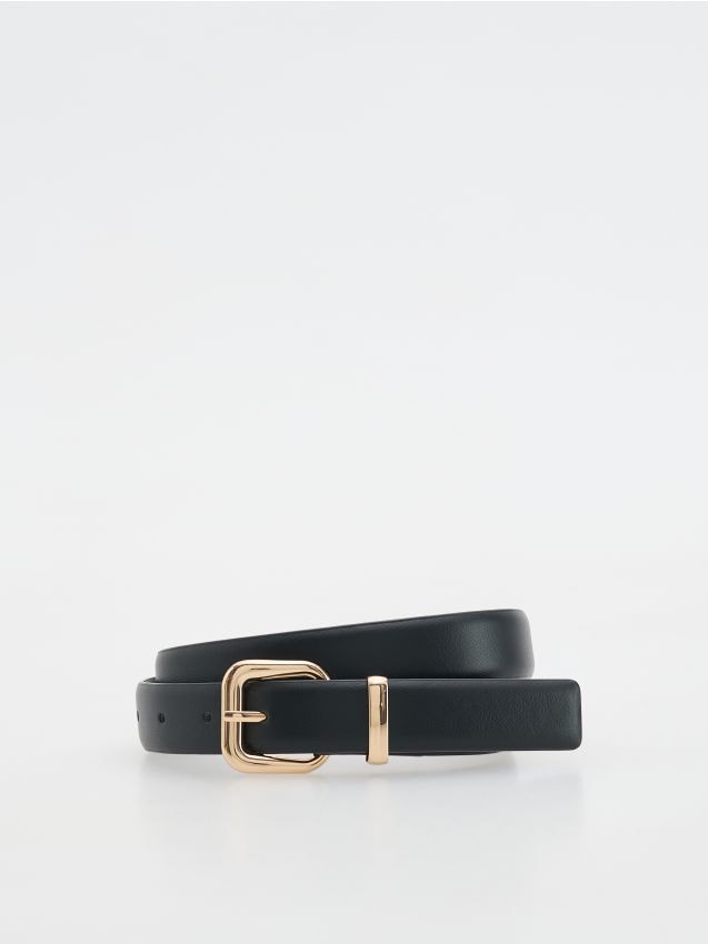 Reserved - LADIES` BELT - negru