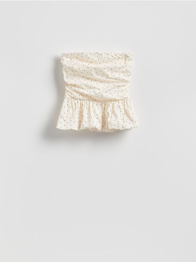 Reserved - LADIES` TOP - crem