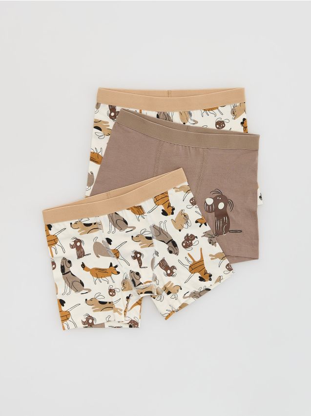 Boxershorts mit hohem Baumwollanteil, 3er-Pack - RESERVED