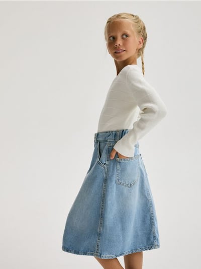 Denim skirt