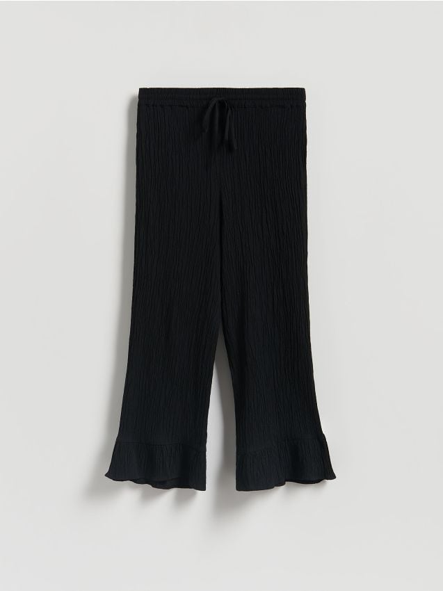 Pants with ruffles - RESERVED