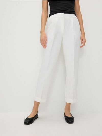 Trousers with cuffs