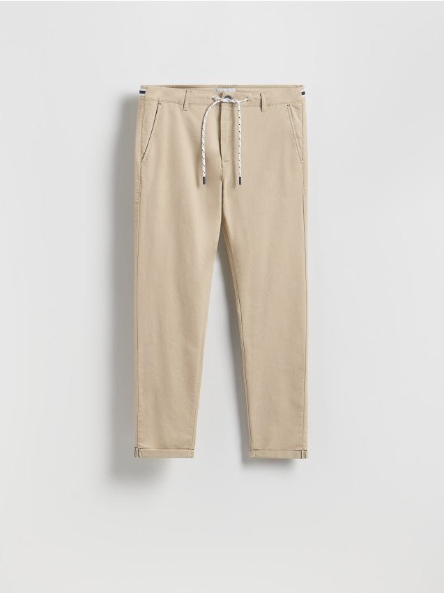 Chino slim cotton rich trousers - RESERVED