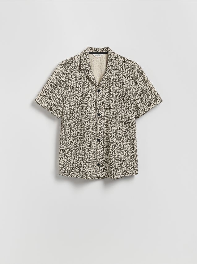 Kuviollinen regular fit -paita - RESERVED