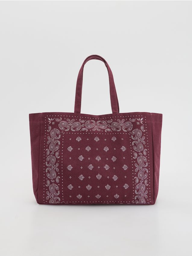 Canvas shopper bag - RESERVED