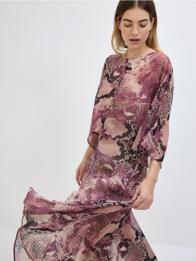 Animal pattern blouse - RESERVED